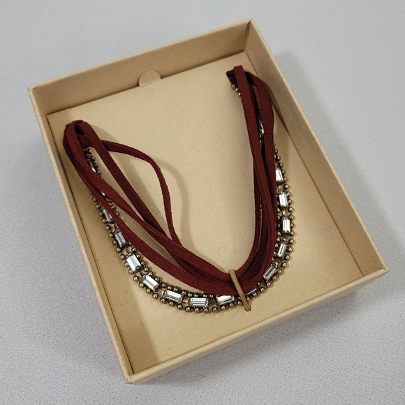 Jen Atkin x Chloe + Isabel Suede And Baguette Headwrap + Choker - Picture 4 of 12